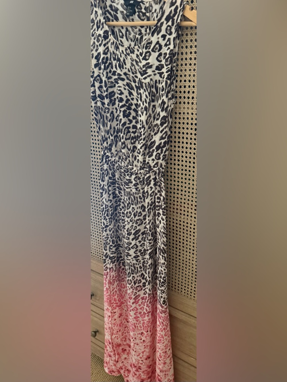 SALE  H&M Black and White Leopard Print Dress